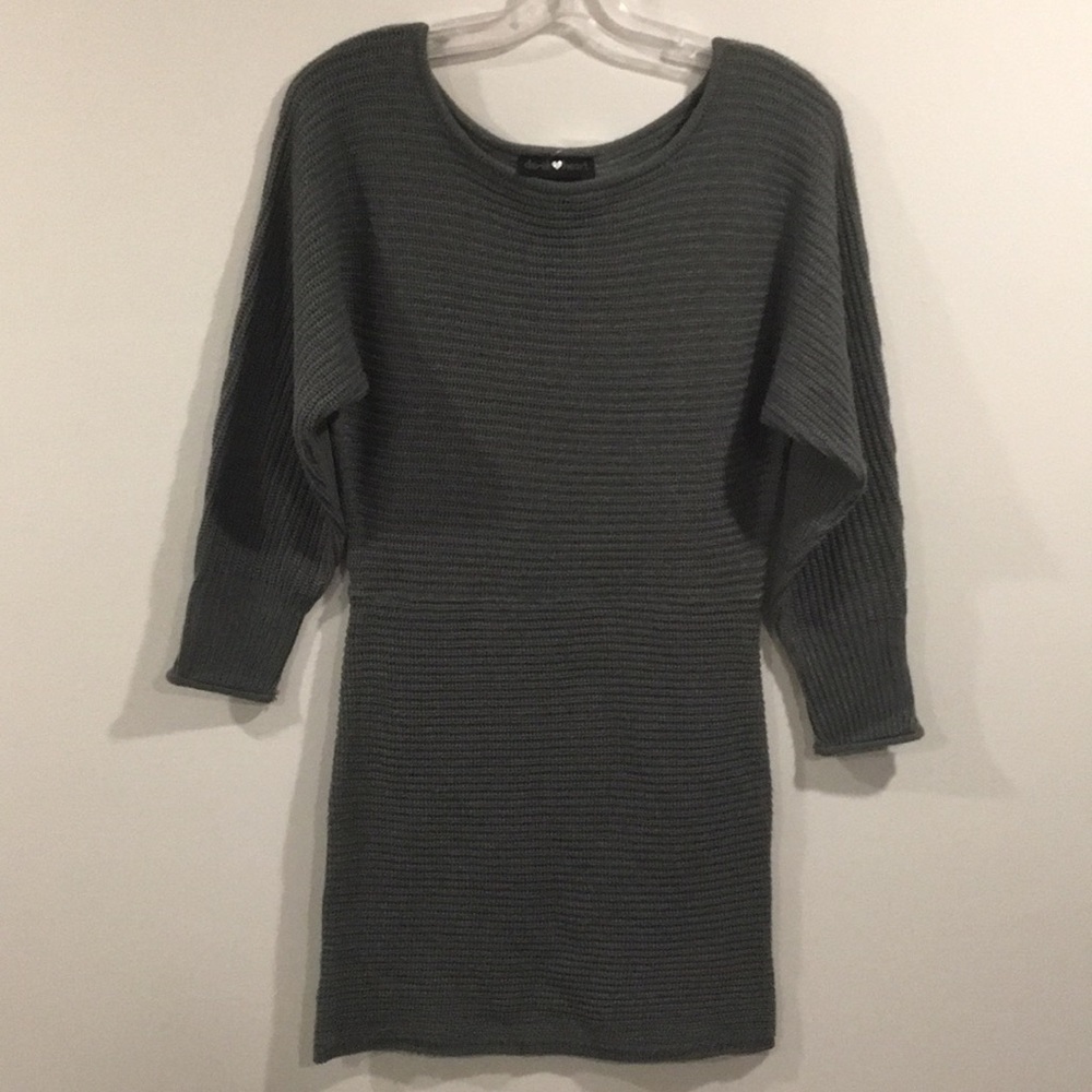 DEREK HEART Women’s Knit Sweater Dress Size M